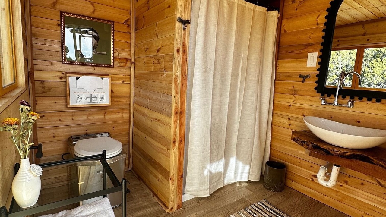Photo of Bathroom in High Rolls Mountain Park