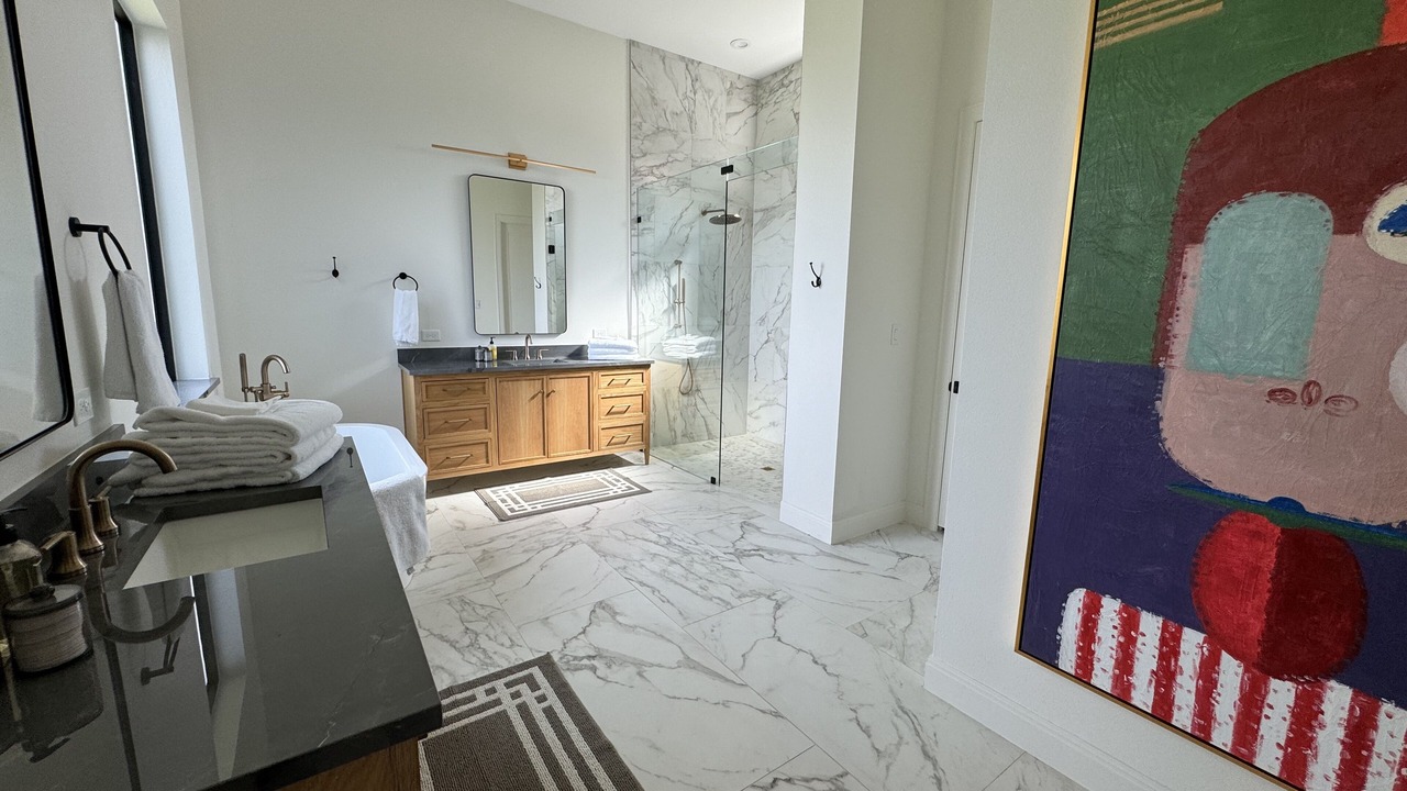 Photo of Bathroom in Log Cabin