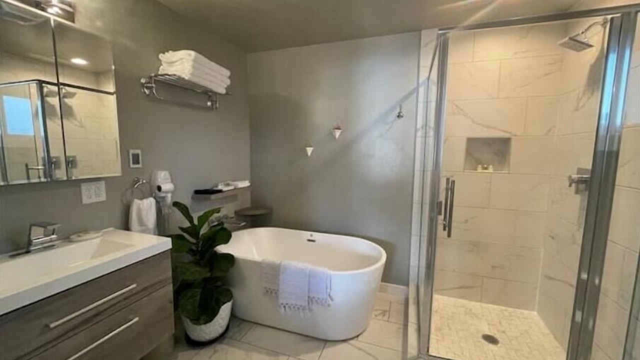 Photo of Bathroom in Historic Railroad District