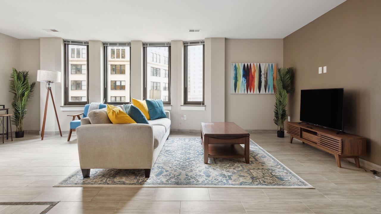 Photo of Livingroom in Downtown Detroit