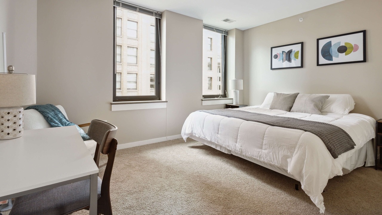 Photo of Bedroom in Downtown Detroit
