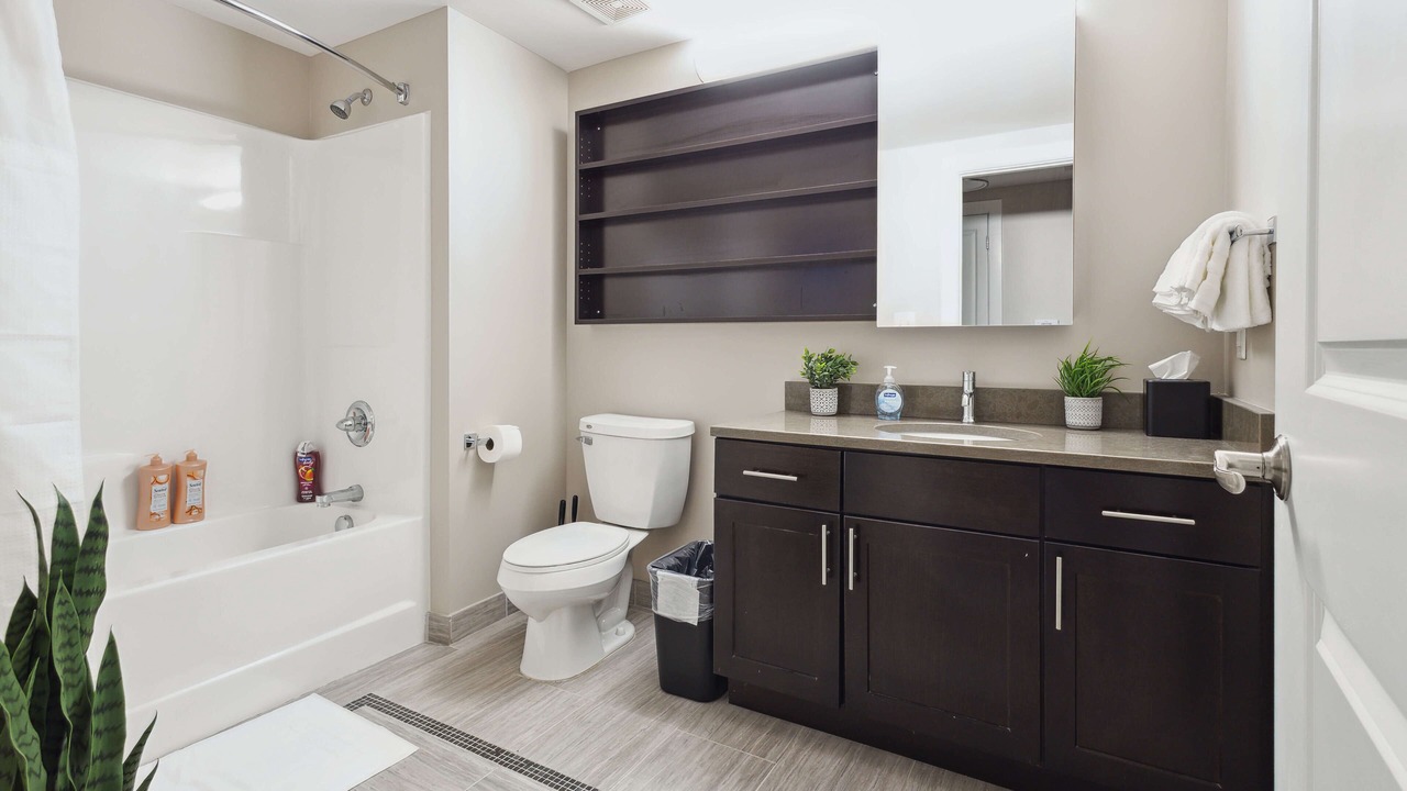 Photo of Bathroom in Downtown Detroit