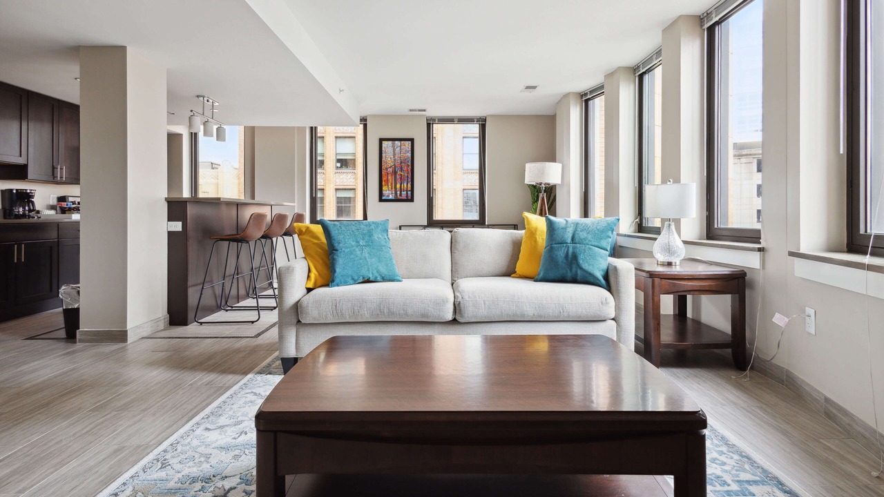 Photo of Livingroom in Downtown Detroit