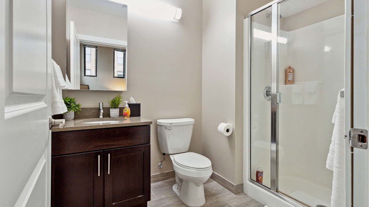 Photo of Bathroom in Downtown Detroit