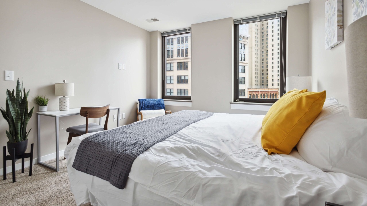 Photo of Bedroom in Downtown Detroit