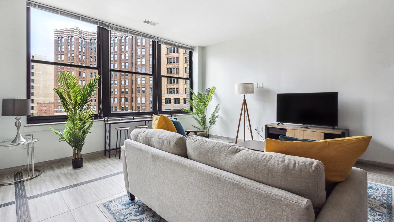 Photo of Livingroom in Downtown Detroit