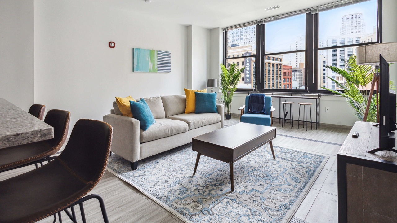 Photo of Livingroom in Downtown Detroit
