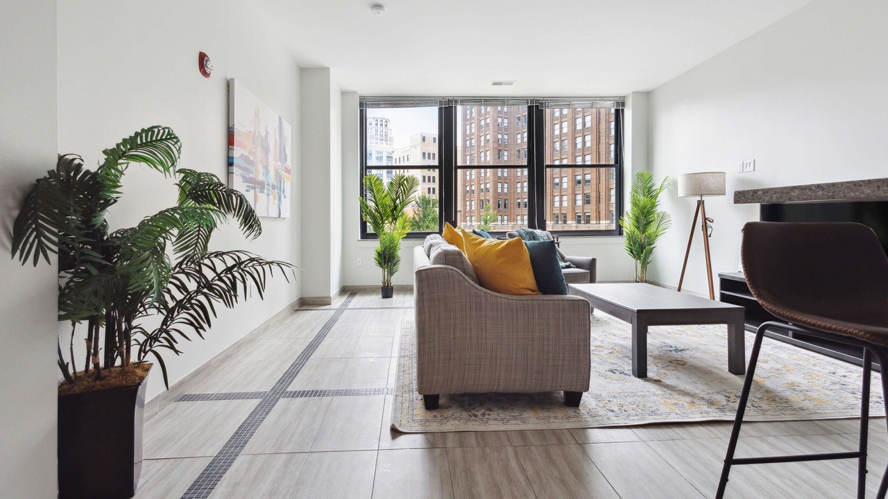 Photo of Livingroom in Downtown Detroit