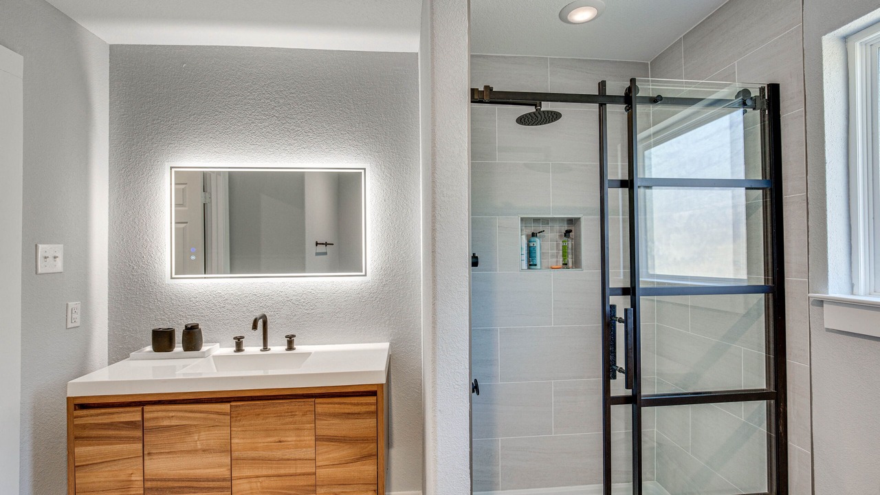 Photo of Bathroom in Log Cabin