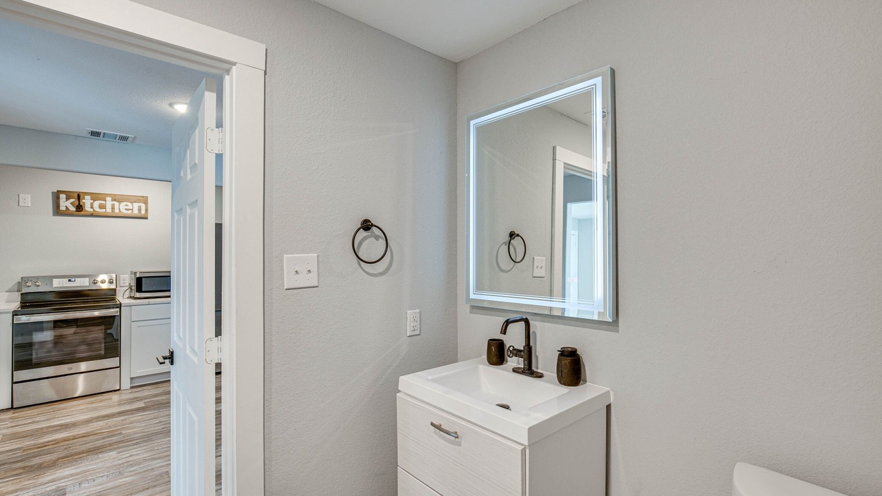 Photo of Bathroom in Log Cabin