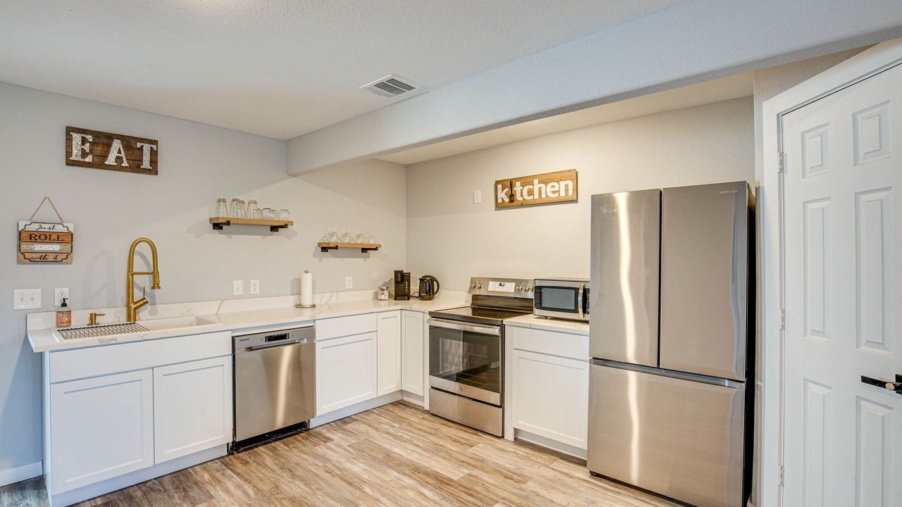 Photo of Kitchen in Log Cabin