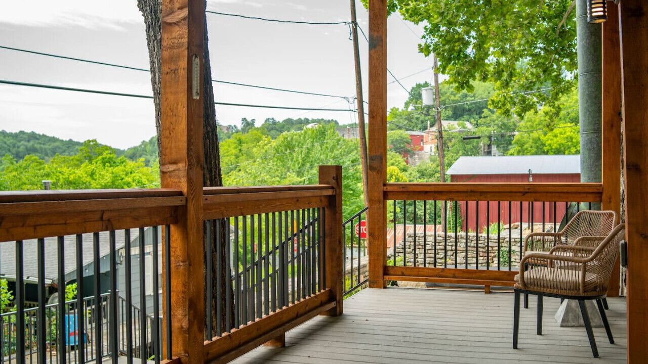 Photo of Patio Balcony in Eureka Springs Historic District