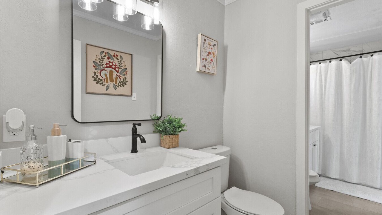 Photo of Bathroom in Spring Shadows