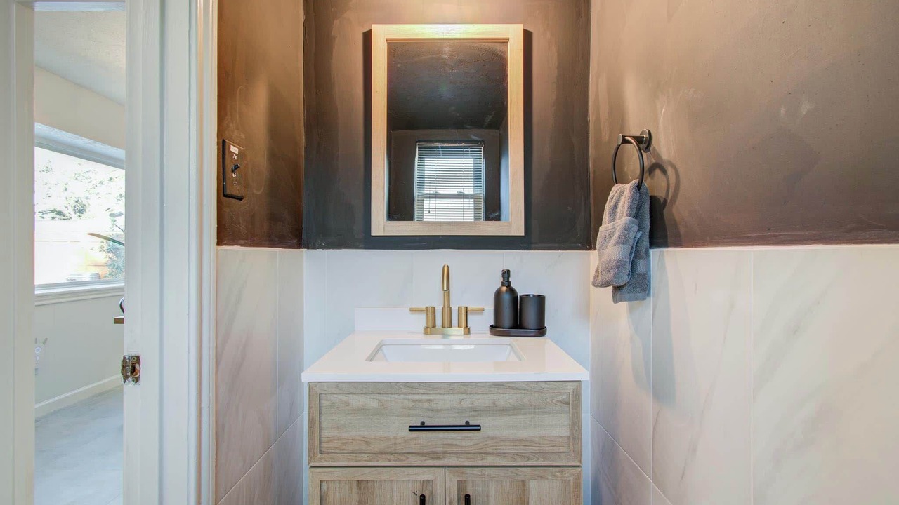 Photo of Bathroom in Spring Shadows