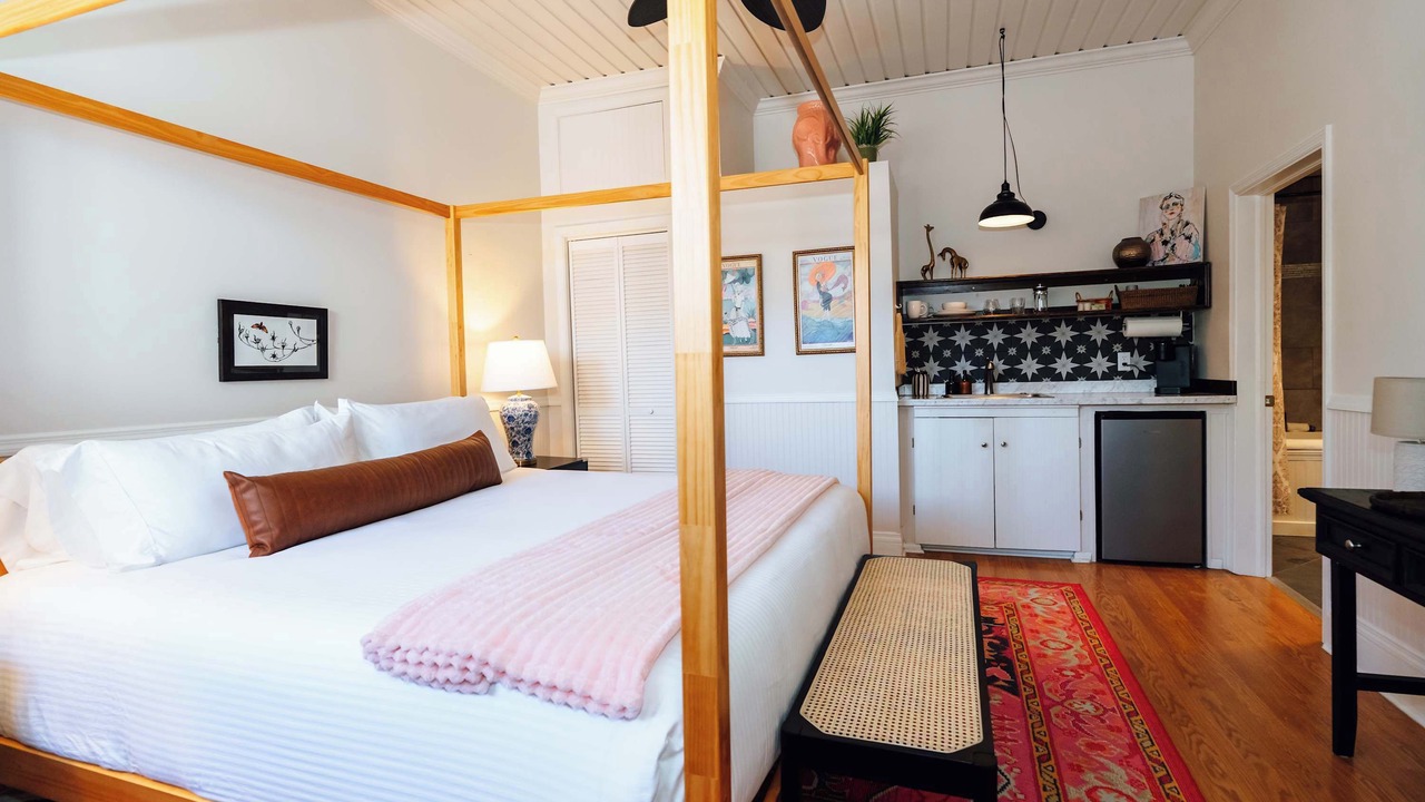 Photo of Bedroom in Historic Railroad District