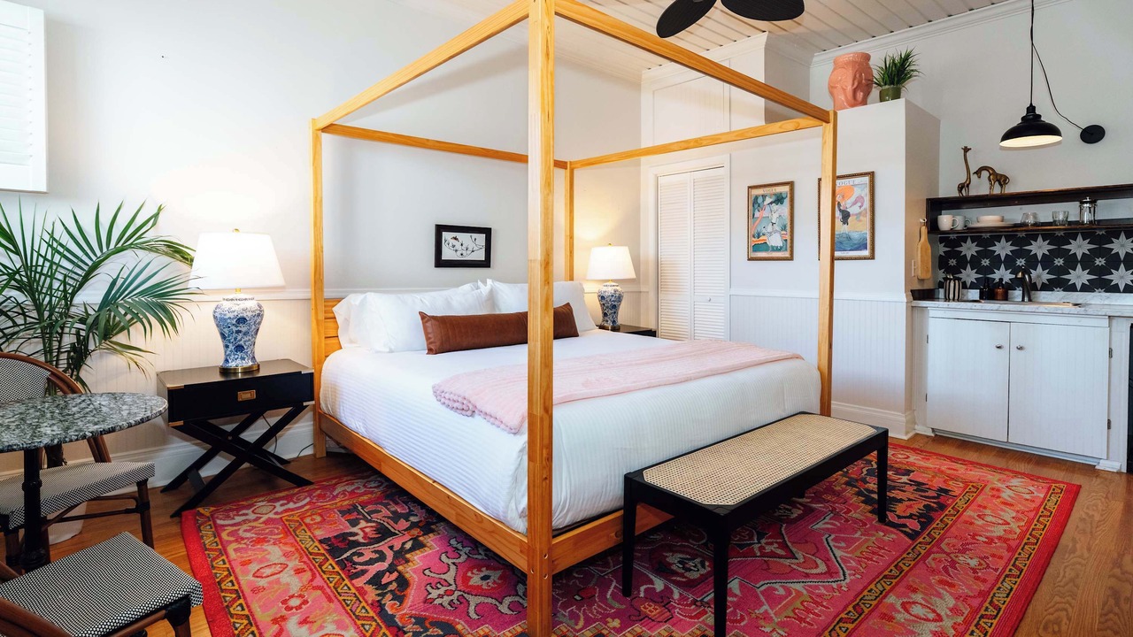 Photo of Bedroom in Historic Railroad District