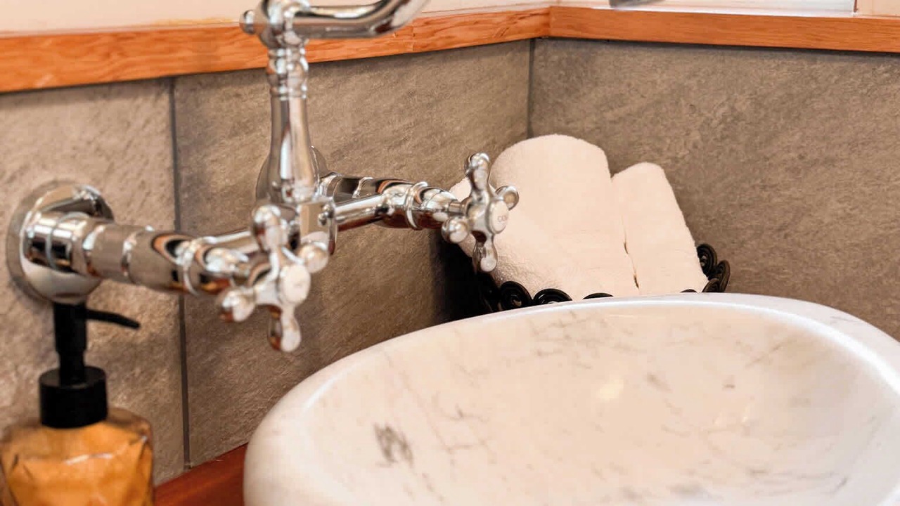 Photo of Bathroom in Historic Railroad District