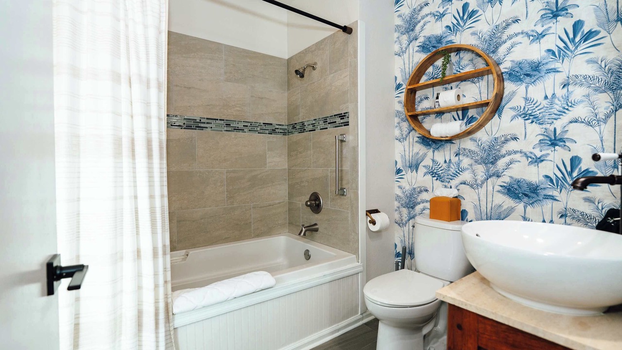 Photo of Bathroom in Historic Railroad District