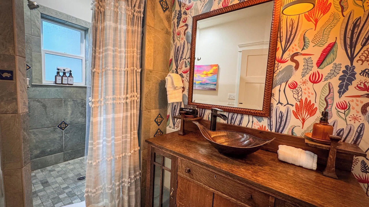 Photo of Bathroom in Historic Railroad District