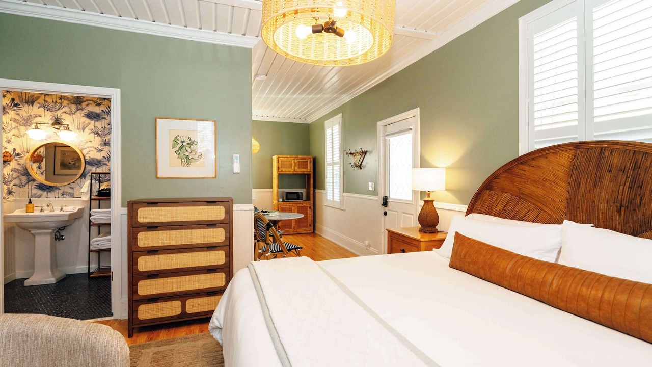 Photo of Bedroom in Historic Railroad District