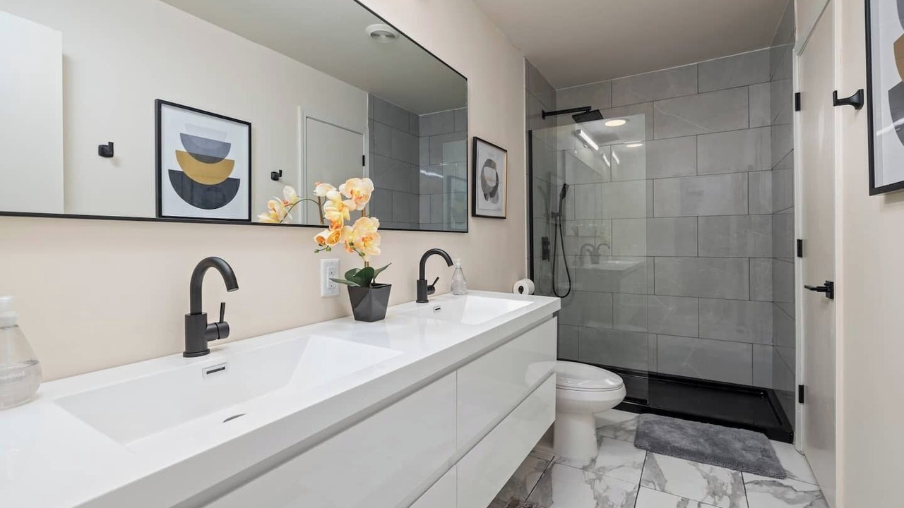 Photo of Bathroom in Brookline Station