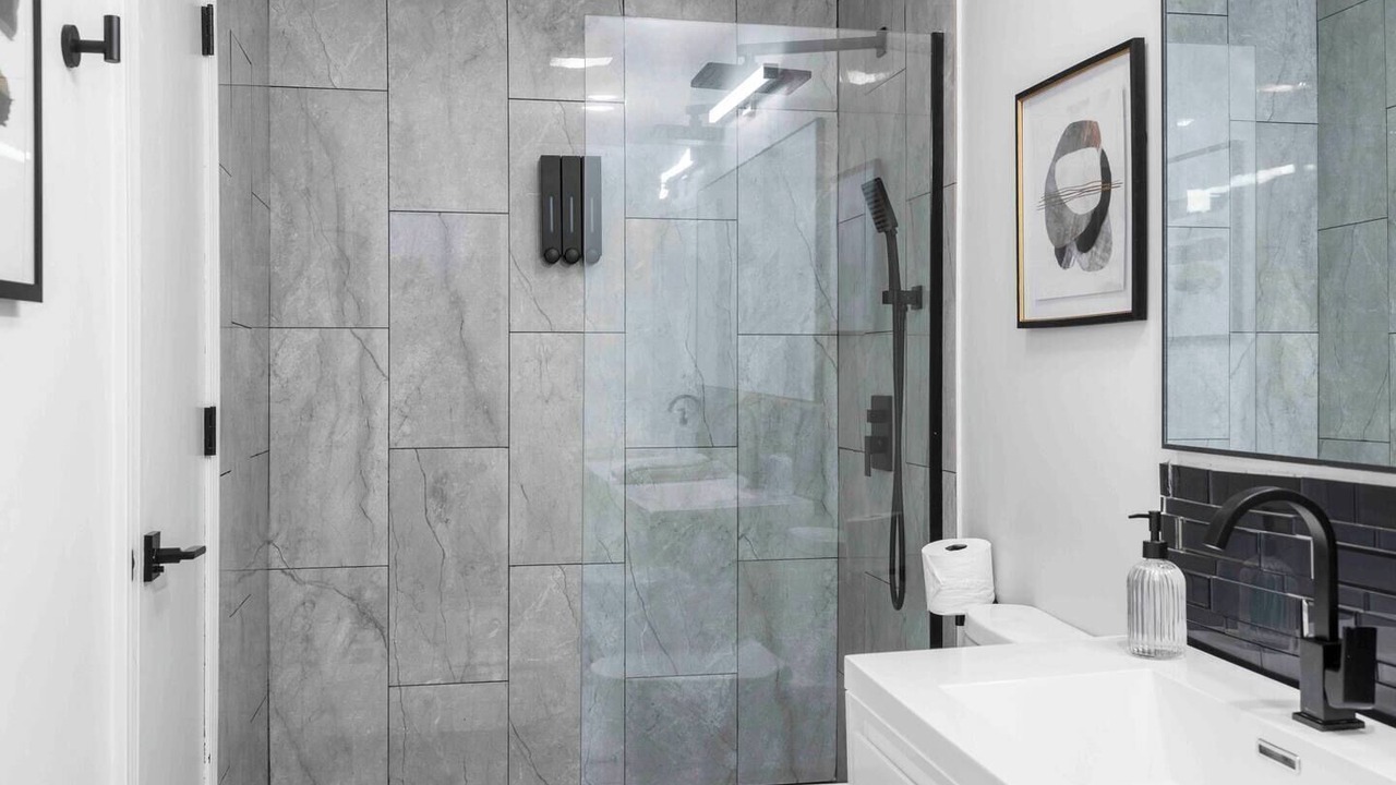 Photo of Bathroom in Brookline Station