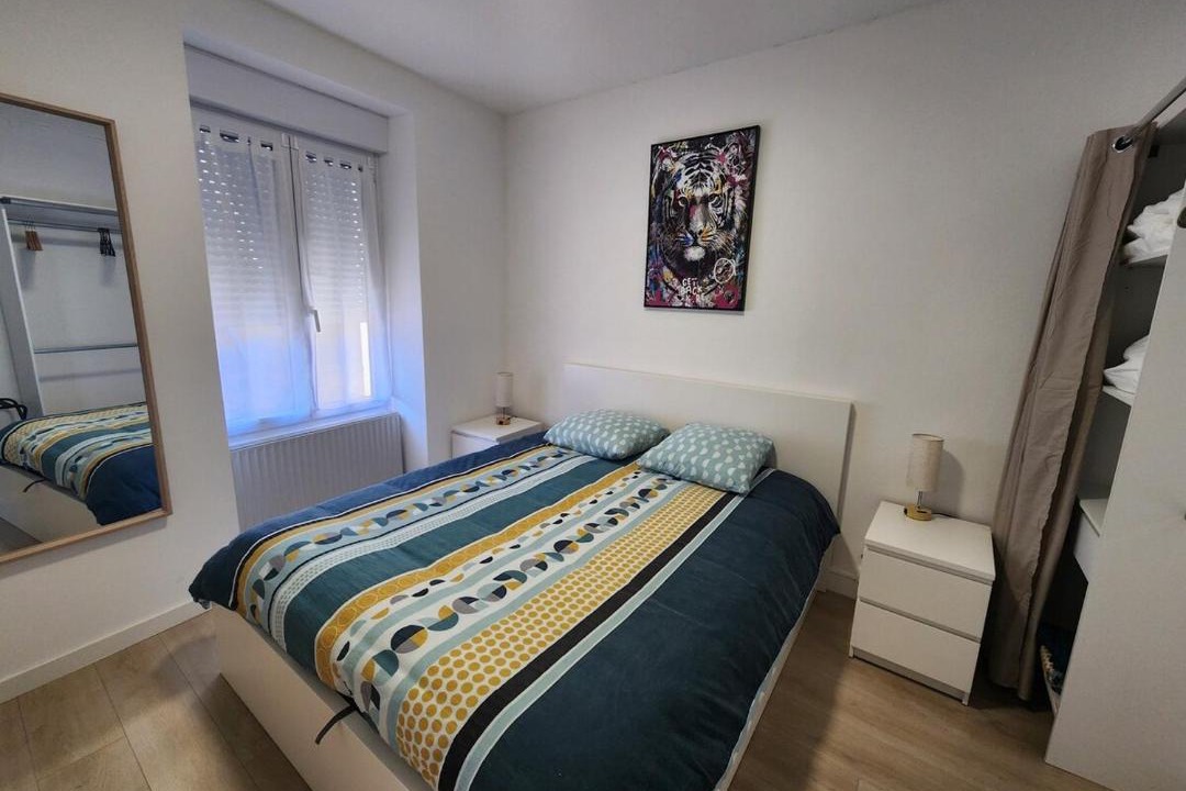 Photo of Bedroom in Gray