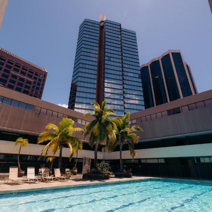 Photo of Buildings in Downtown Honolulu