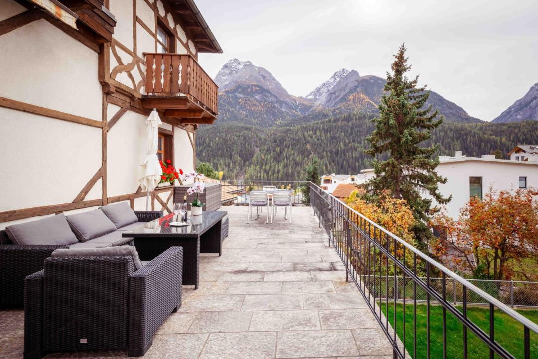 Photo of Patio Balcony in Engadin Scoul