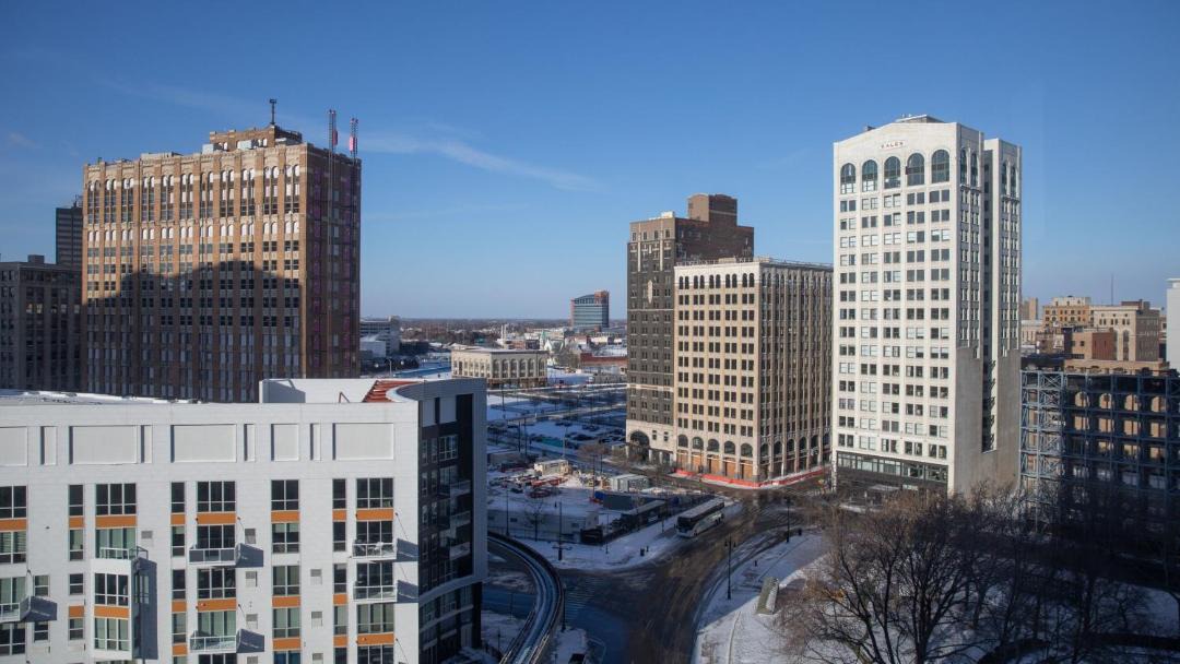 Photo of Buildings in Downtown Detroit