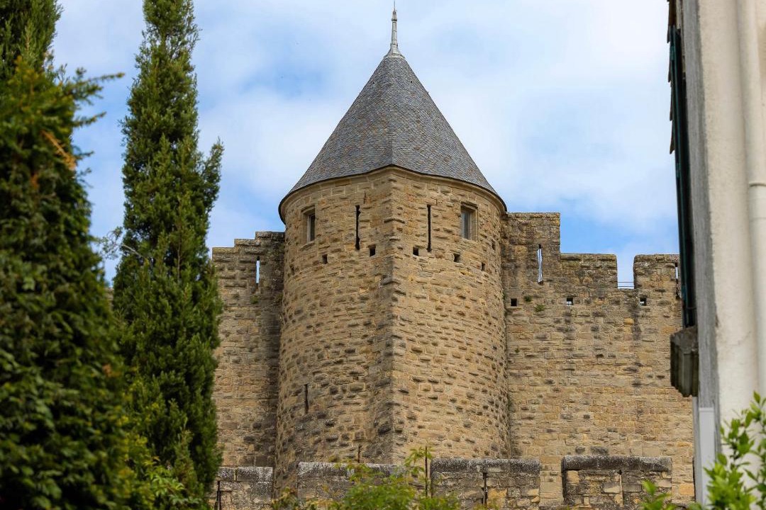 Photo of Buildings in City of Carcassonne
