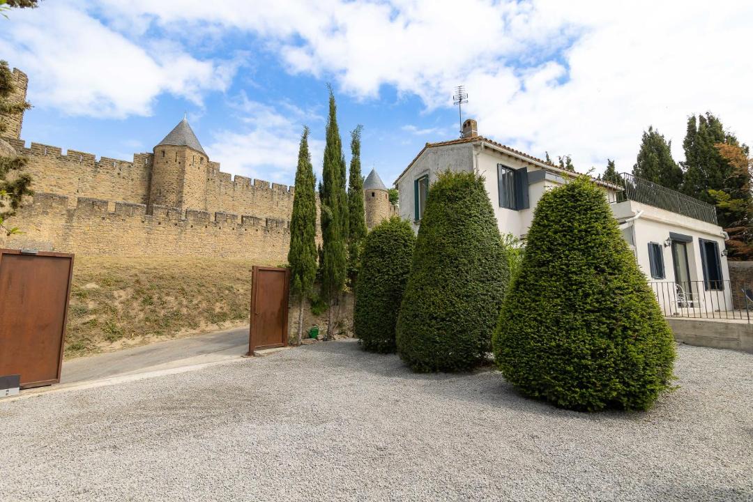 Photo of Buildings in City of Carcassonne