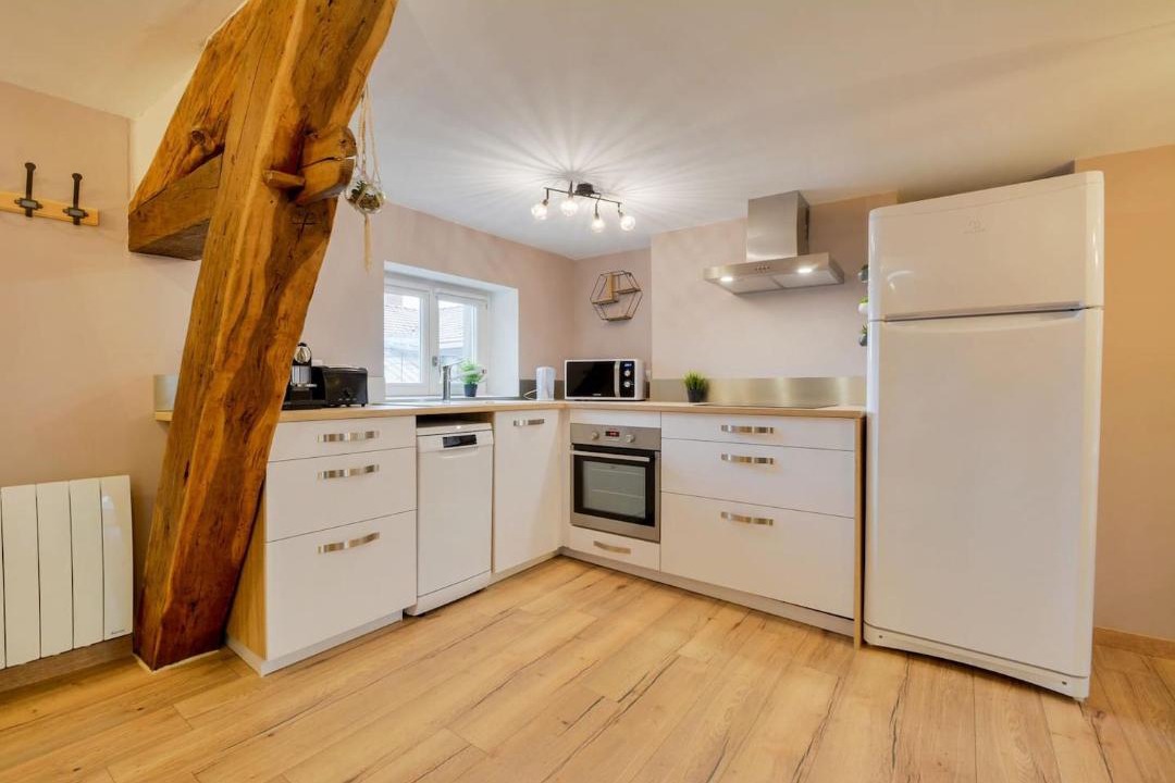 Photo of Kitchen in Saint Nicolas - Charles III - Ville vieille - Trois Maisons - Leopold