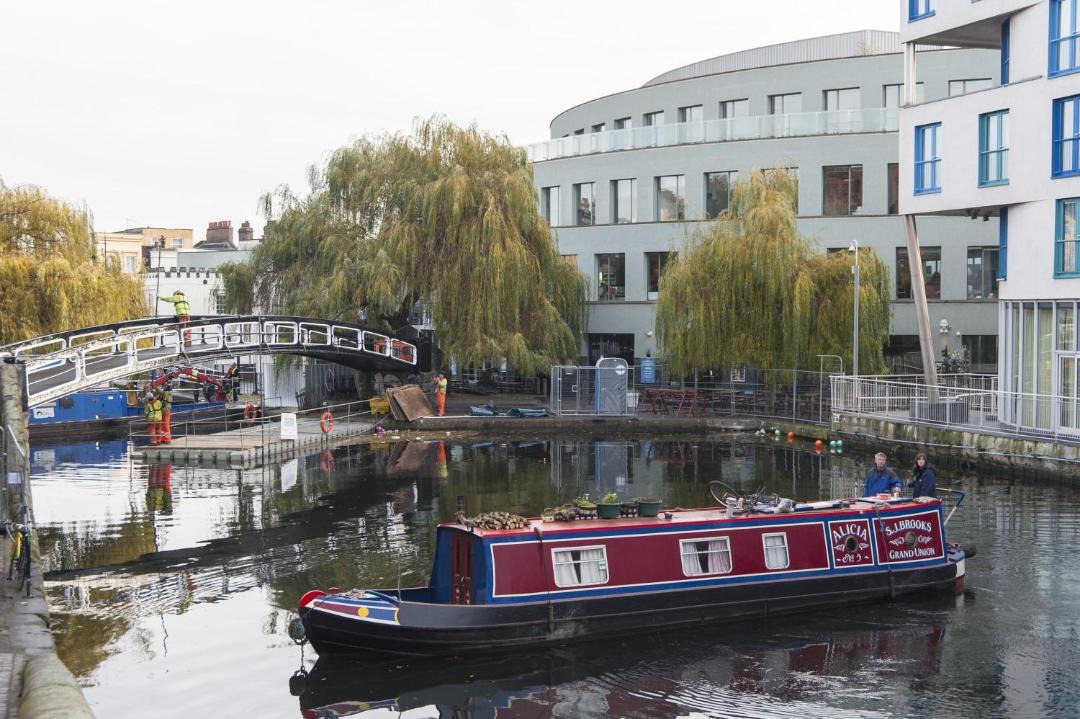 Photo of Buildings in Camden Town with Primrose Hill