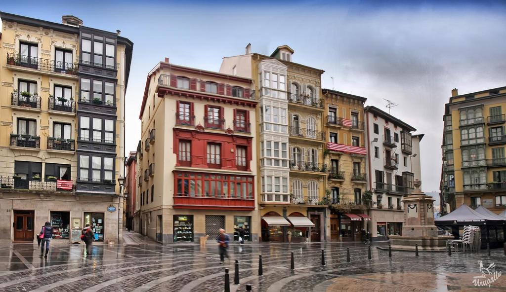 Photo of Buildings in Bilbao Old Town
