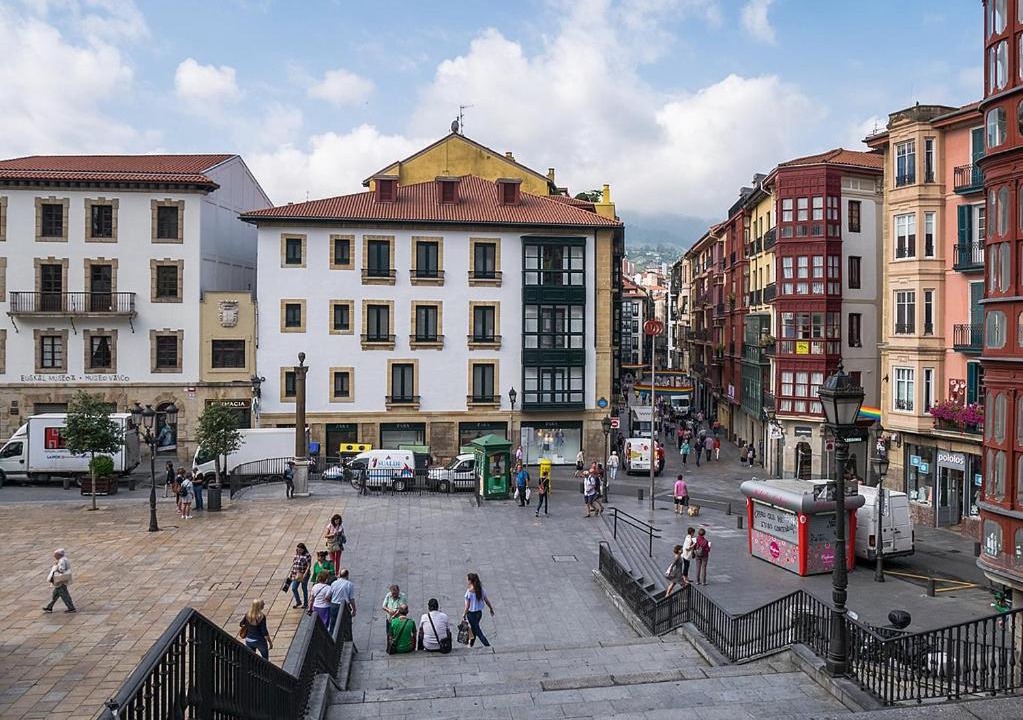 Photo of Buildings in Bilbao Old Town