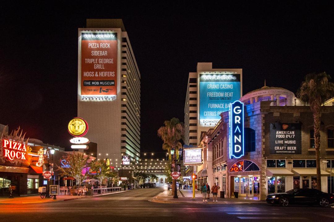 Photo of Buildings in Downtown Las Vegas