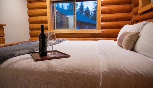 Luxury Cabin, 1 Bedroom, Kitchen, Garden View