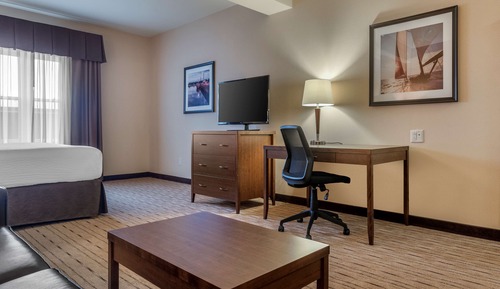 Suite, 1 King Bed, Non Smoking, Refrigerator & Microwave (Larger Room;with Sofabed)