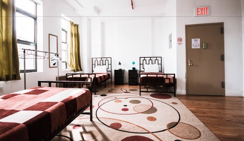 Single Bed in Shared Dormitory (women only),  Private Bathroom (4 person max)