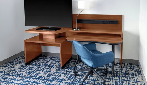 Suite, 1 King Bed with Sofa bed, Hearing Accessible (Roll-in Shower)