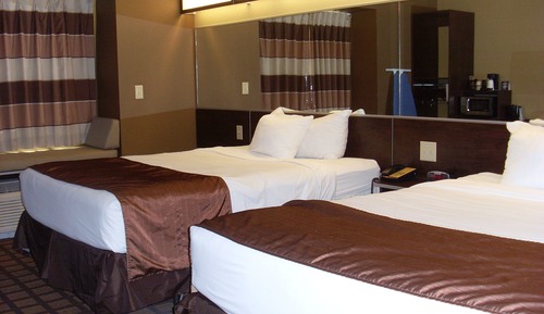 Basic Room, 2 Queen Beds, Accessible, Non Smoking (Mobility/Hearing, Roll-In Shower)