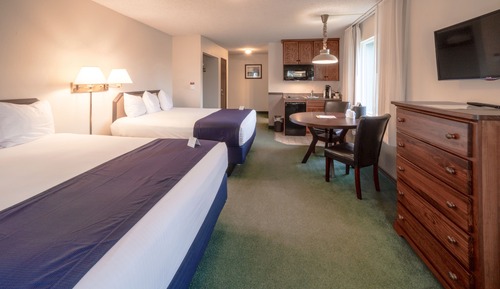 Standard Room, 2 Queen Beds, Kitchenette (2nd Floor)
