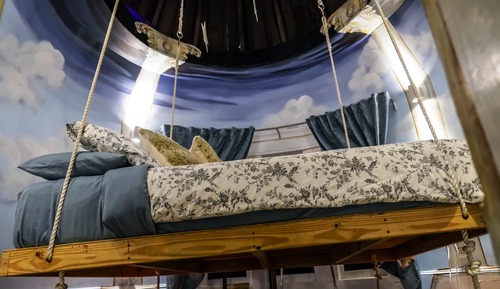 The Sacred Tower Room with Swing Bed and Shared Bath