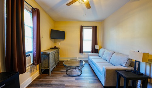 Two Room Suite with One Queen Bed and Sofa Bed