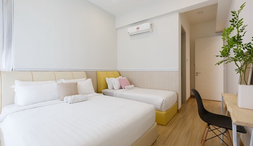 Family Apartment, 2 Bedrooms, City View