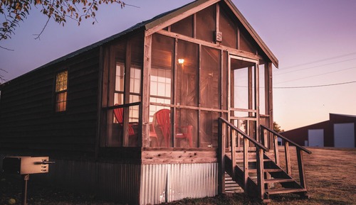 Lake View, Cedar Cabin Lake Texoma, Kitchenette, Queen, Screened Patio, Pet Friendly