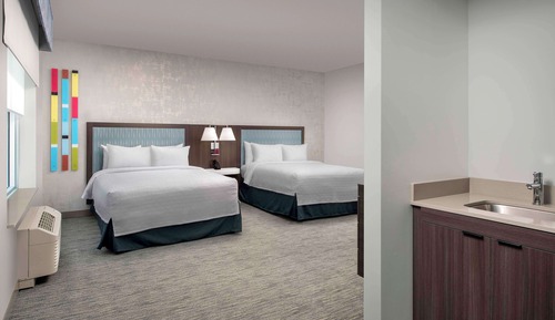 Studio Suite, 2 Queen Beds, Balcony, Accessible (Mobility & Hearing), Bathtub