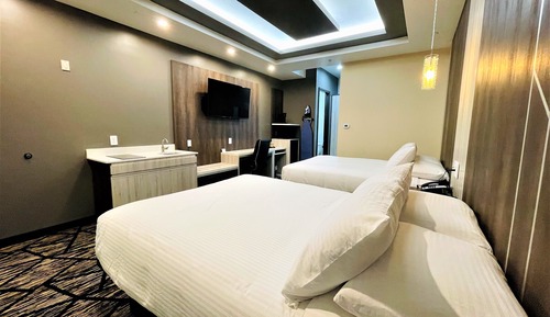 Standard Room, 2 Queen Beds, Non Smoking, Kitchenette
