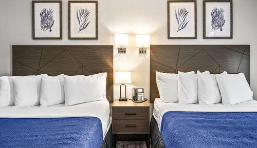 Standard Suite, 2 Queen Beds, Mobility Accessible, Non Smoking (Roll-In Shower)